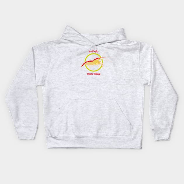 Cleaner Shrimp Kids Hoodie by Reefhorse